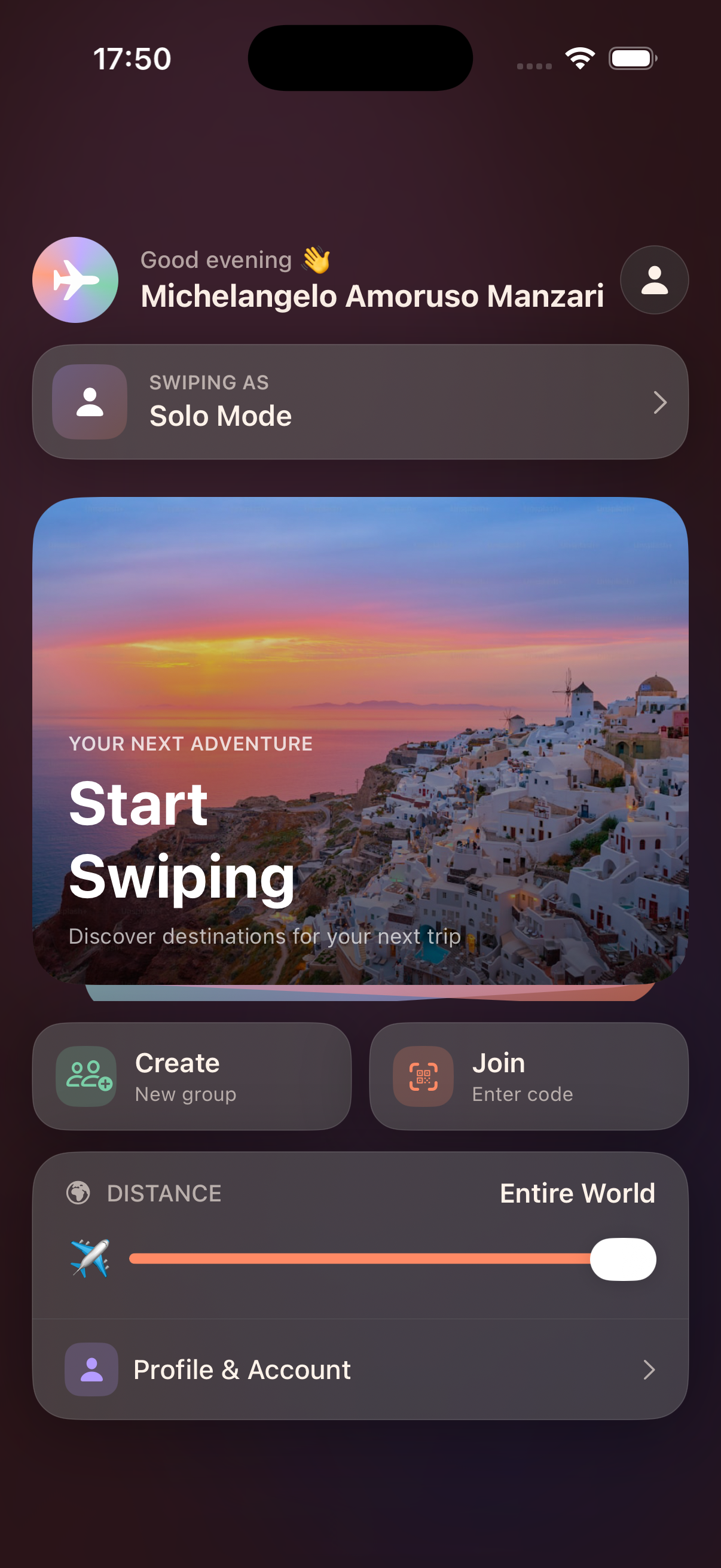 Home Screen